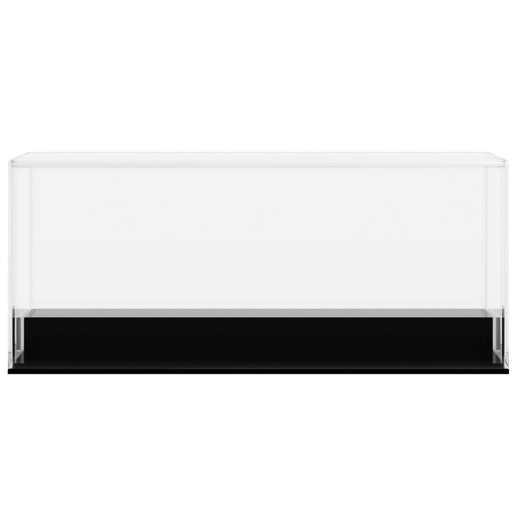 Display case transparent 19.5x8.5x8.5 cm acrylic