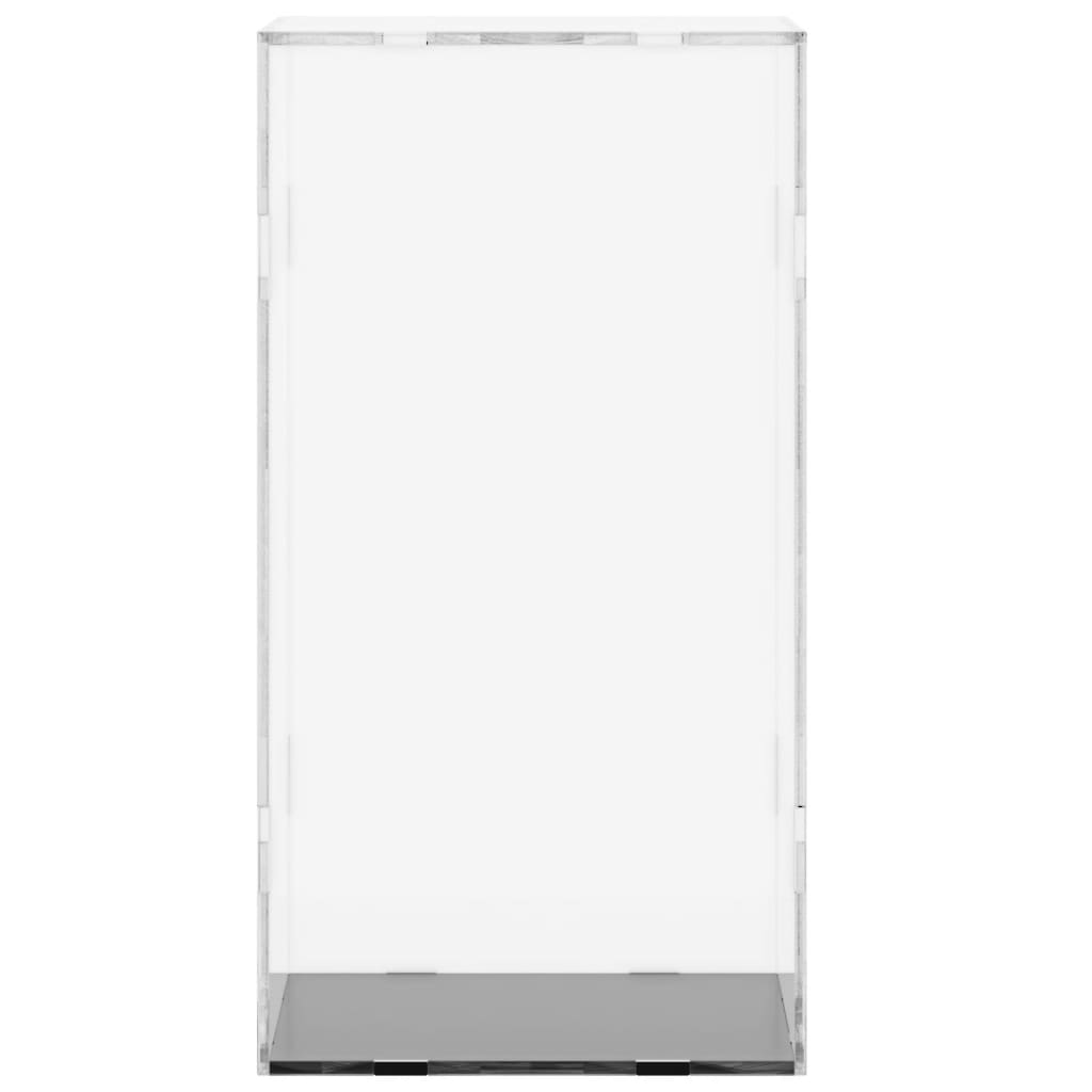 Display cabinet transparent 20x20x38 cm acrylic