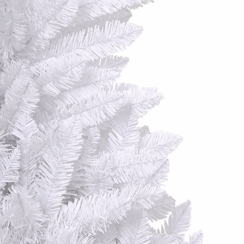 Künstlicher Weihnachtsbaum Klappbar mit Ständer Weiß 270 cm