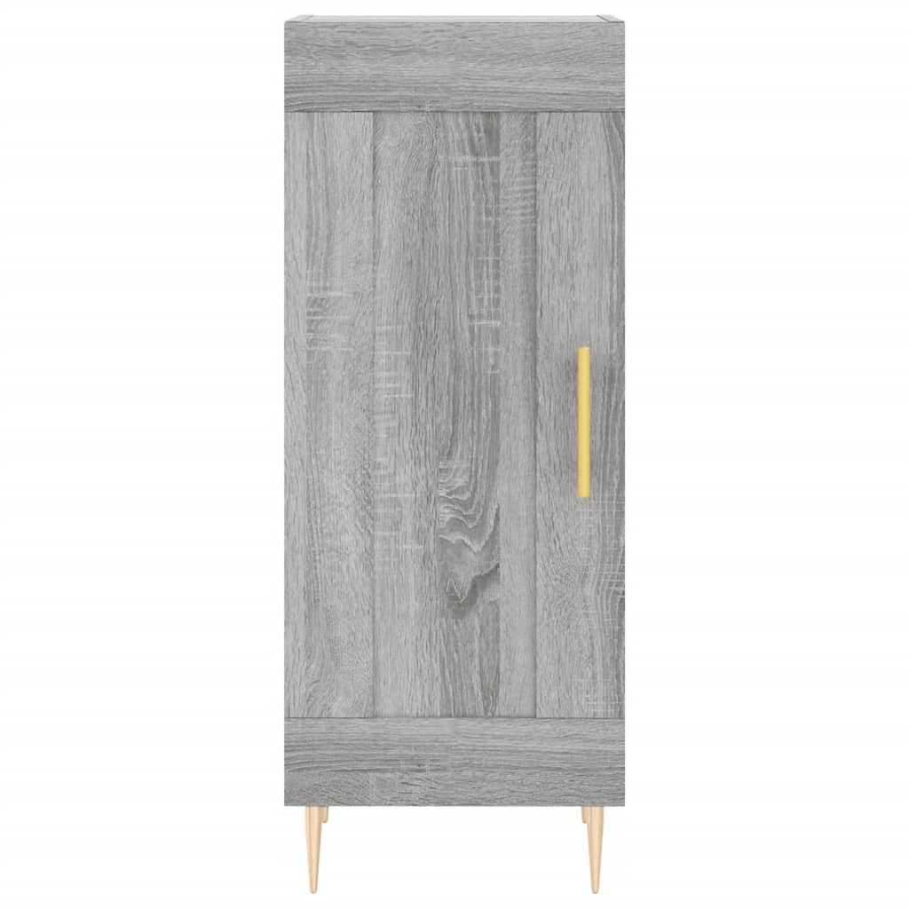 Highboard Grau Sonoma 34,5x34x180 cm Holzwerkstoff