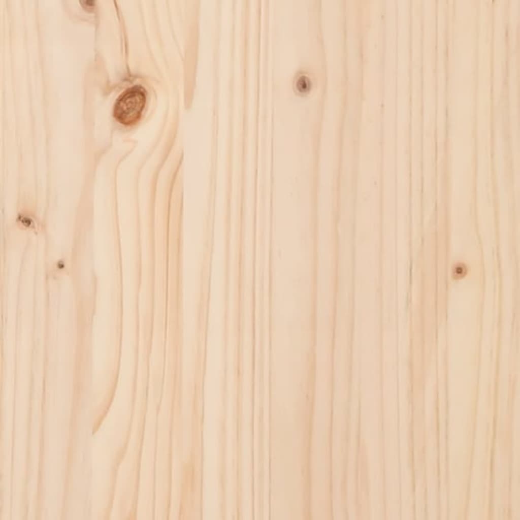 Firewood holder 33.5x30x110 cm solid pine wood