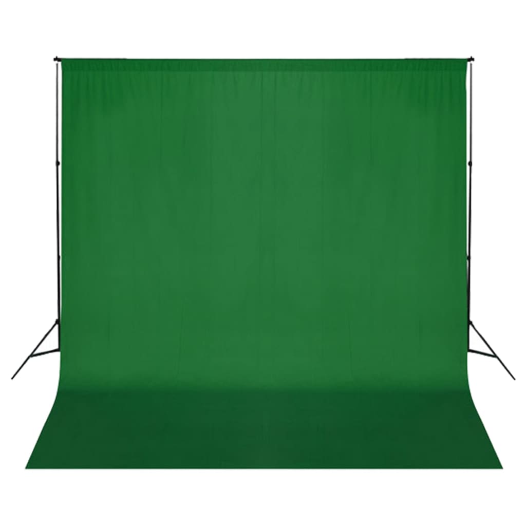 Fotostudio-Set mit Leuchten, Hintergrund und Reflektor