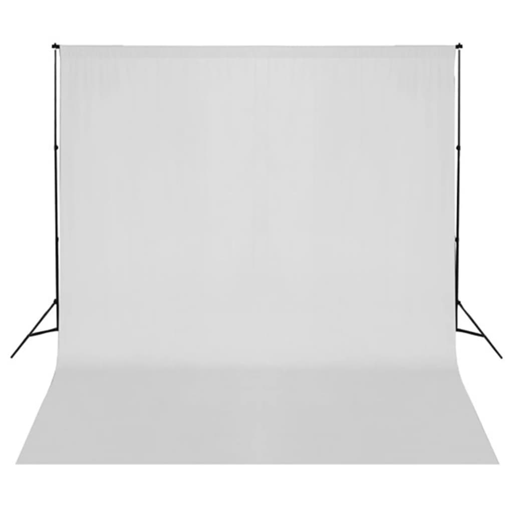 Fotostudio-Set mit Leuchten, Hintergrund und Reflektor