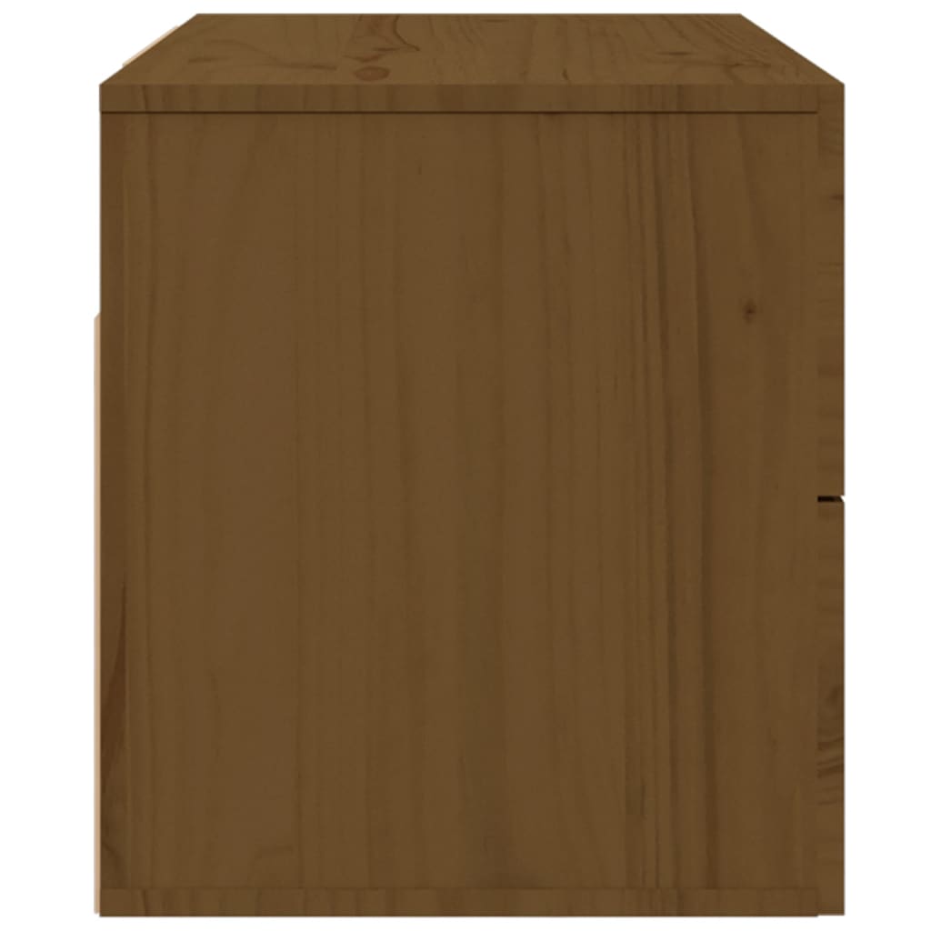 Wall Bedside Table Honey Brown 50x36x40 cm
