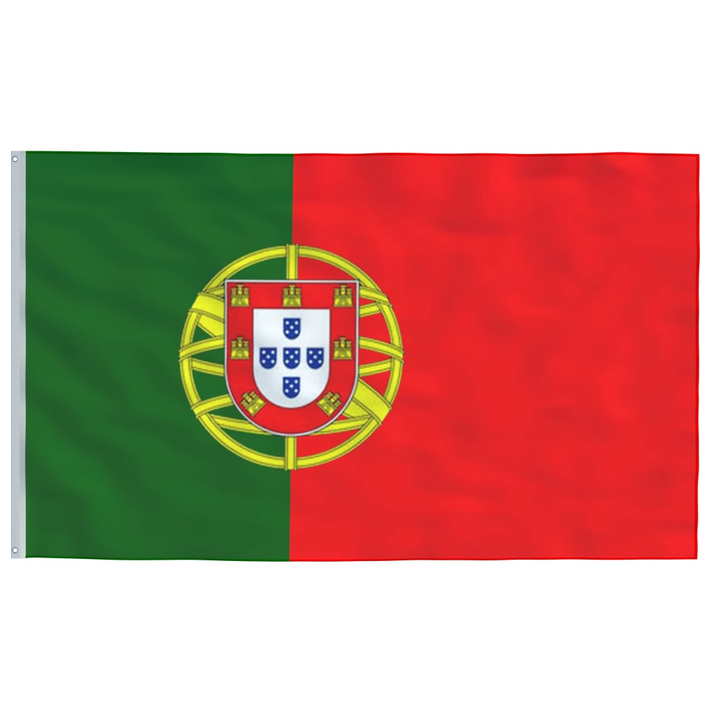 Flagge Portugals mit Mast 6,23 m Aluminium