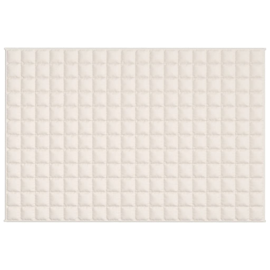 Gewichtsdecke Hellcreme 120x180 cm 5 kg Stoff