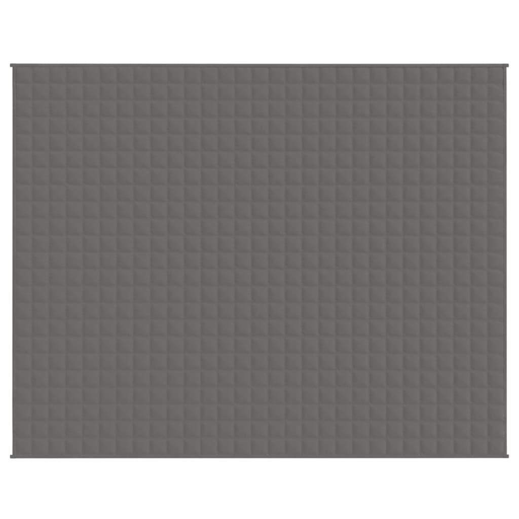 Gewichtsdecke Grau 235x290 cm 11 kg Stoff