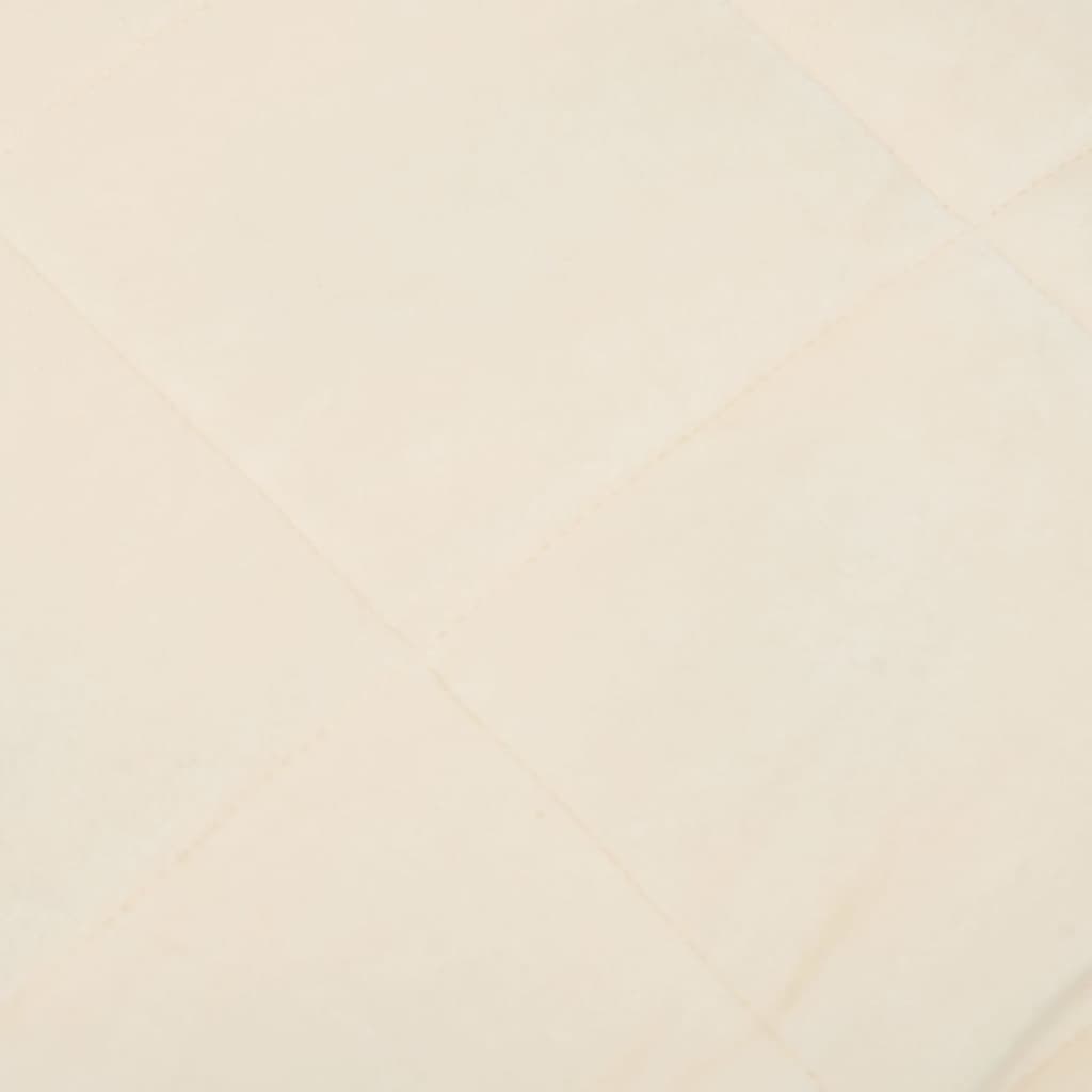 Gewichtsdecke Hellcreme 200x225 cm 13 kg Stoff