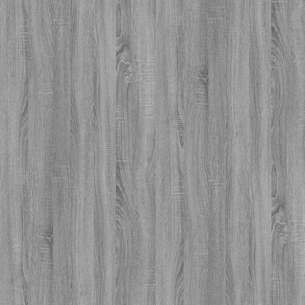Desk Grey Sonoma 100x49x75 cm Wood Material