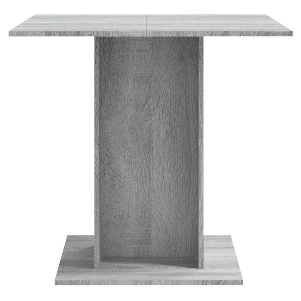Esstisch Grau Sonoma 80x80x75 cm Holzwerkstoff