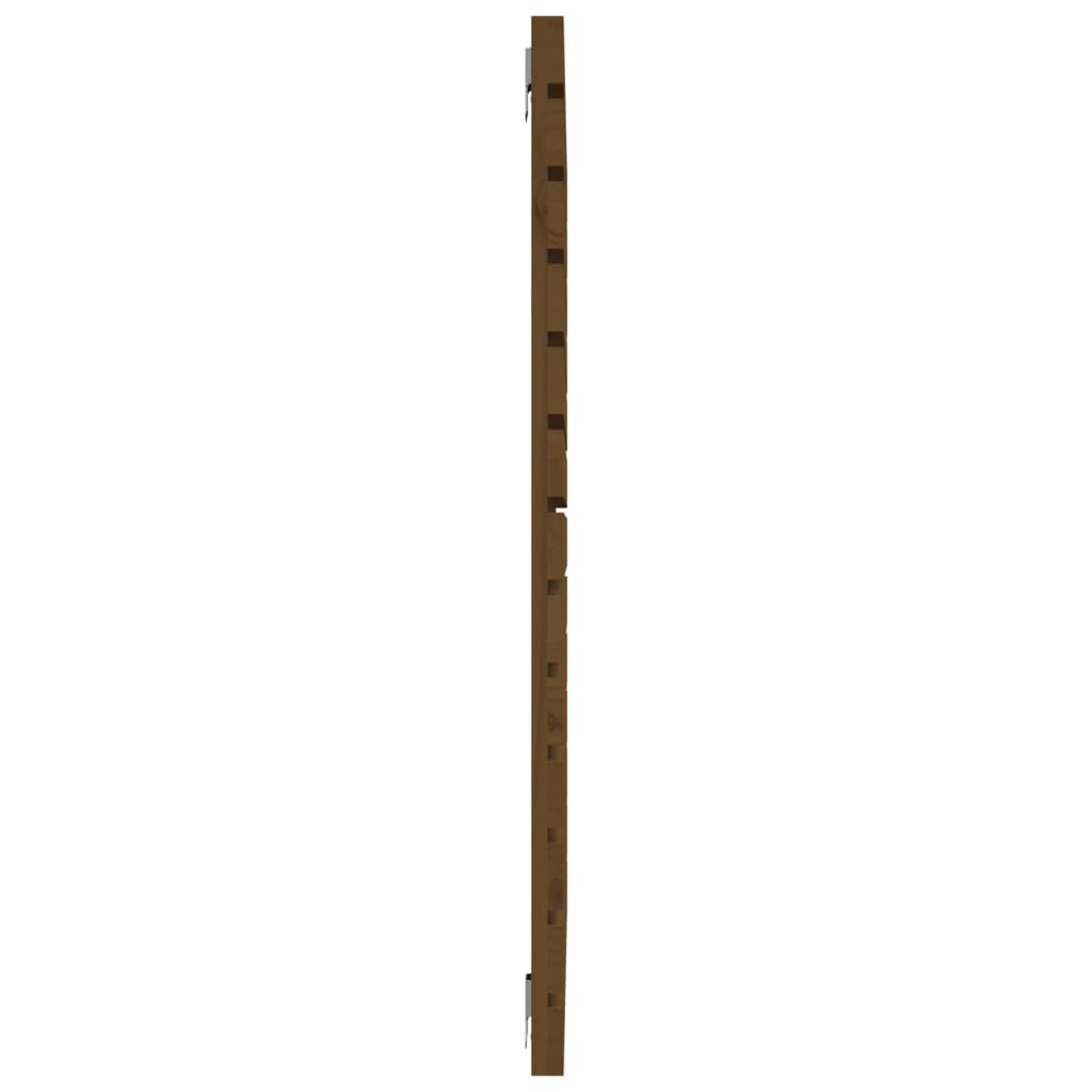 Wand-Kopfteil Honigbraun 81x3x91,5 cm Massivholz Kiefer