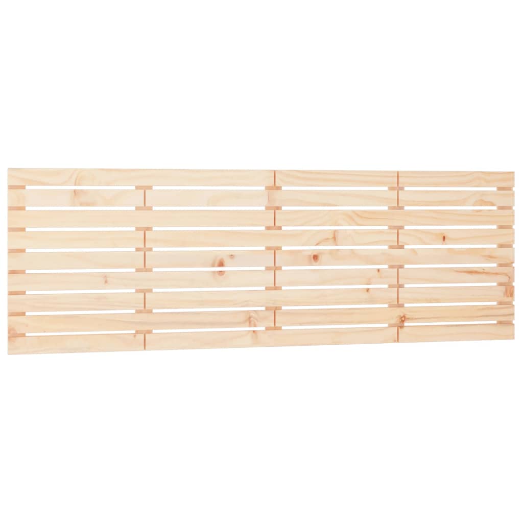 Wand-Kopfteil 206x3x63 cm Massivholz Kiefer