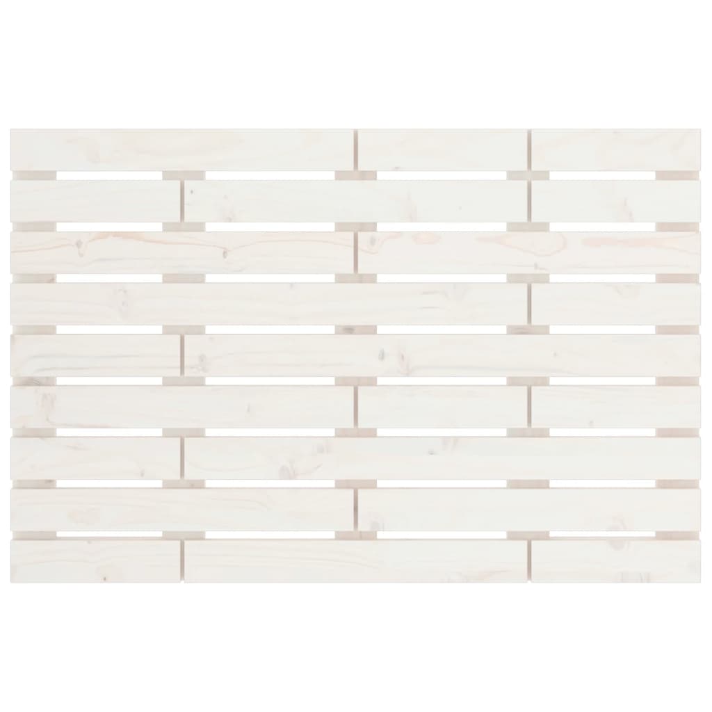 Wall Headboard White 96x3x63 cm Solid Pine
