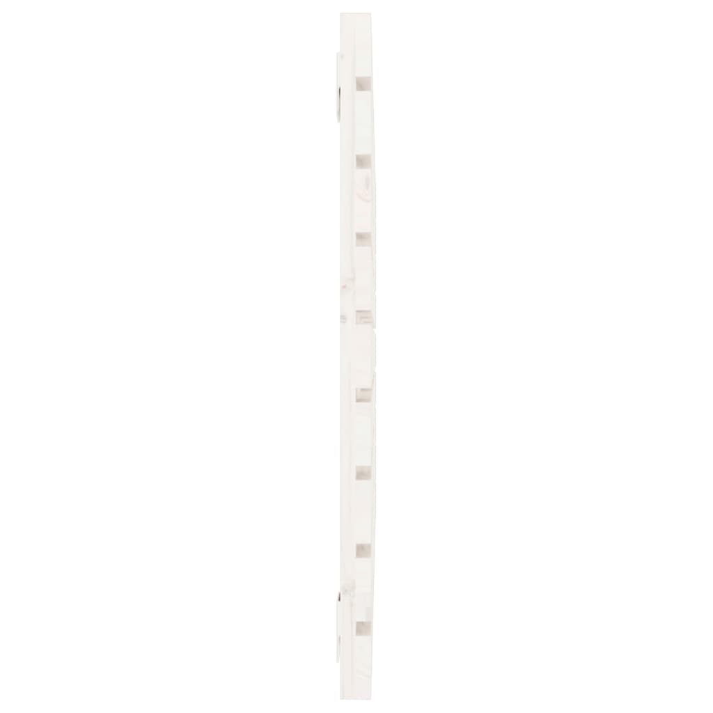 Wall Headboard White 96x3x63 cm Solid Pine