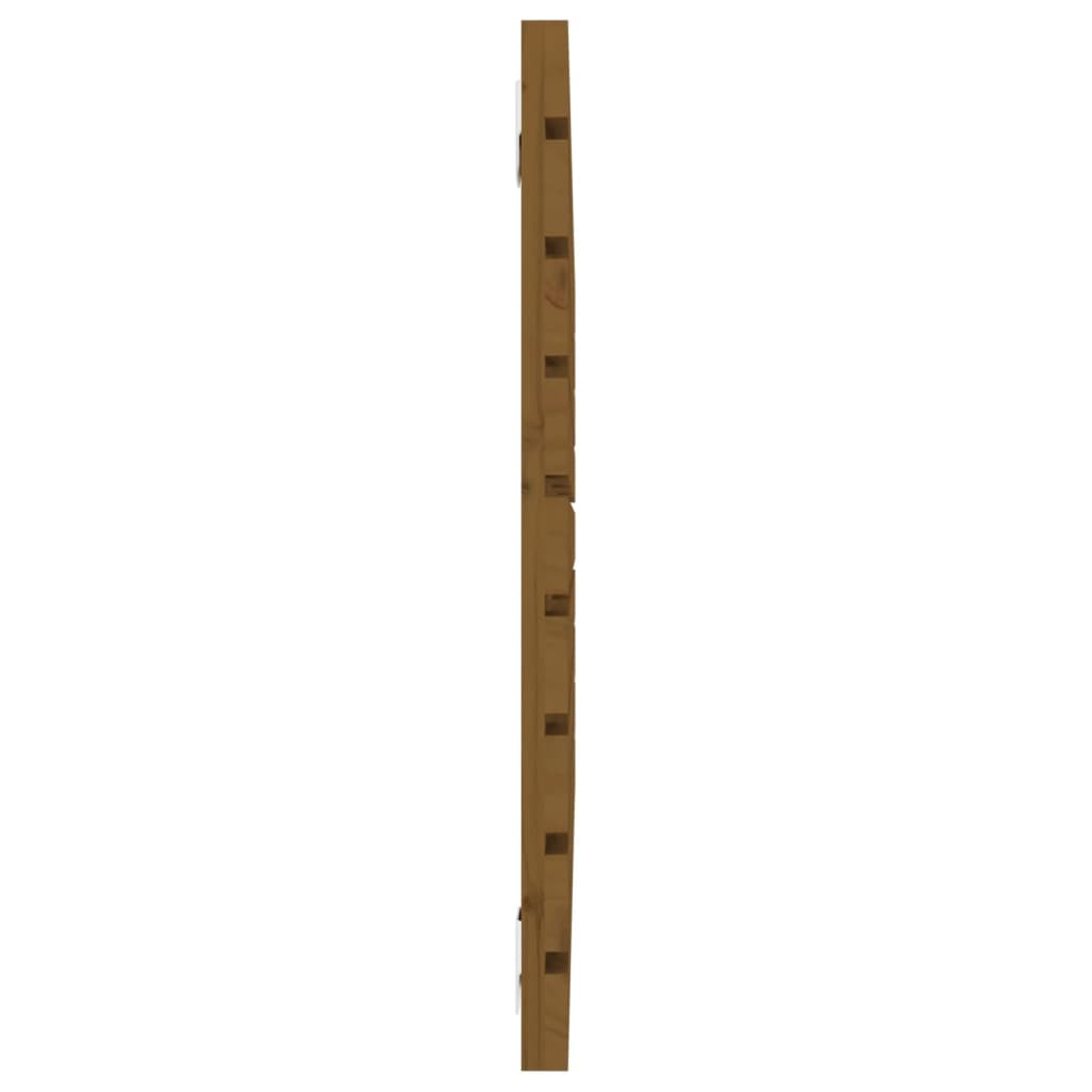 Wand-Kopfteil Honigbraun 96x3x63 cm Massivholz Kiefer