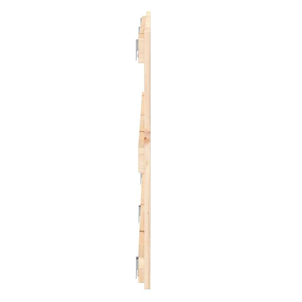 Wall headboard 204x3x60 cm solid pine