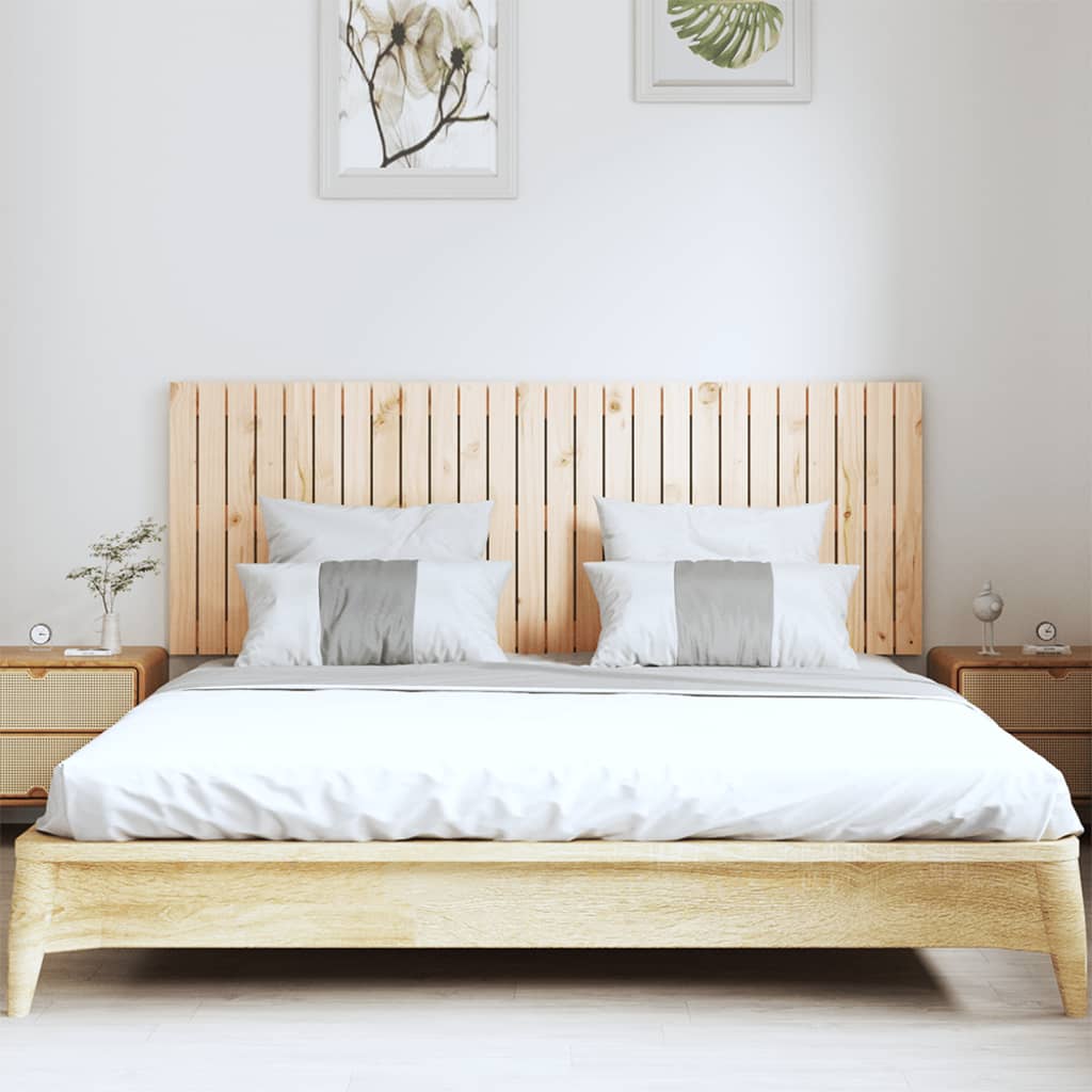 Wall headboard 166x3x60 cm solid pine