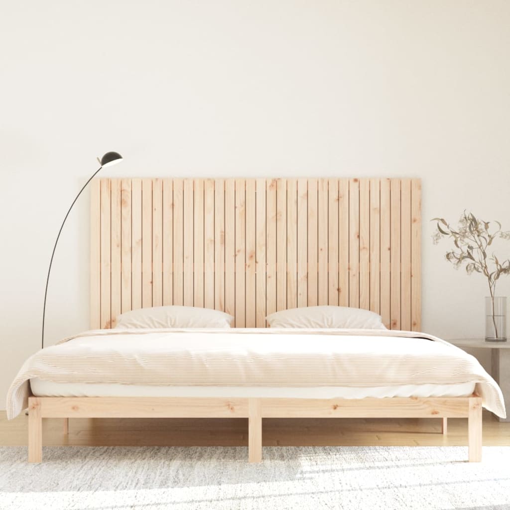 Wand-Kopfteil 204x3x110 cm Massivholz Kiefer