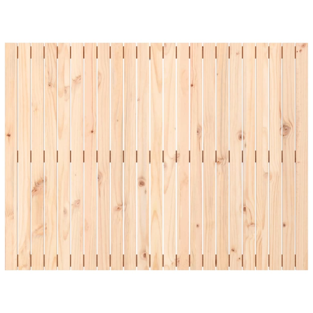 Wall headboard 146.5x3x110 cm solid pine