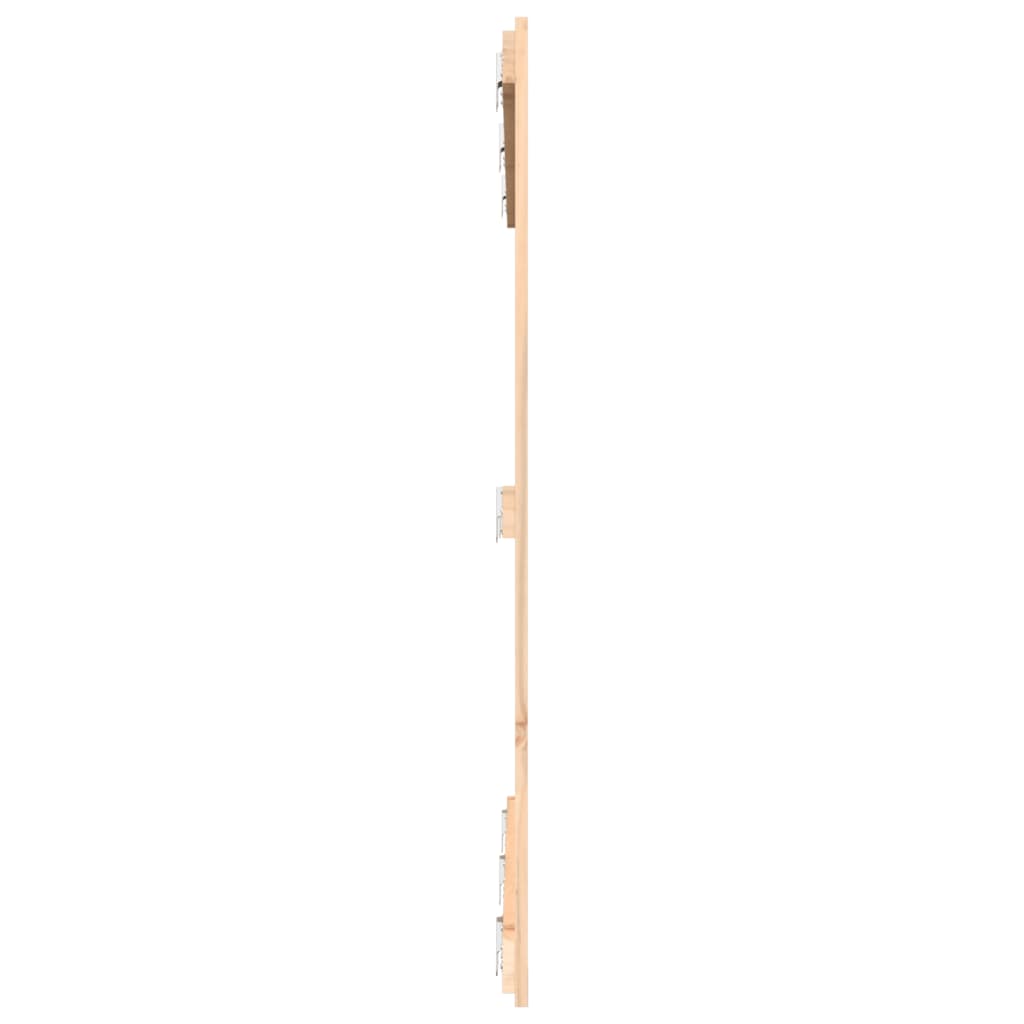 Wall headboard 146.5x3x110 cm solid pine