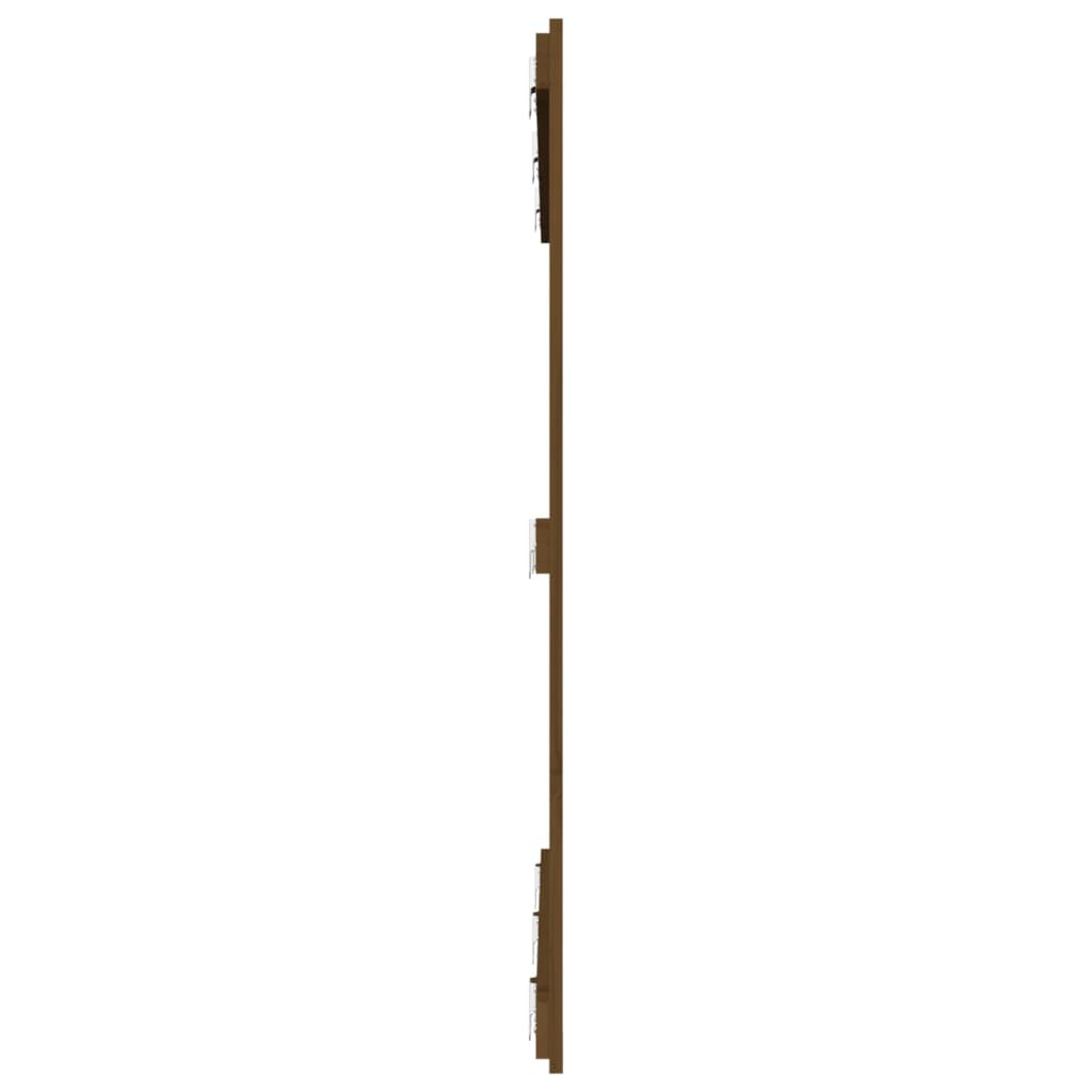 Wand-Kopfteil Honigbraun 146,5x3x110 cm Massivholz Kiefer