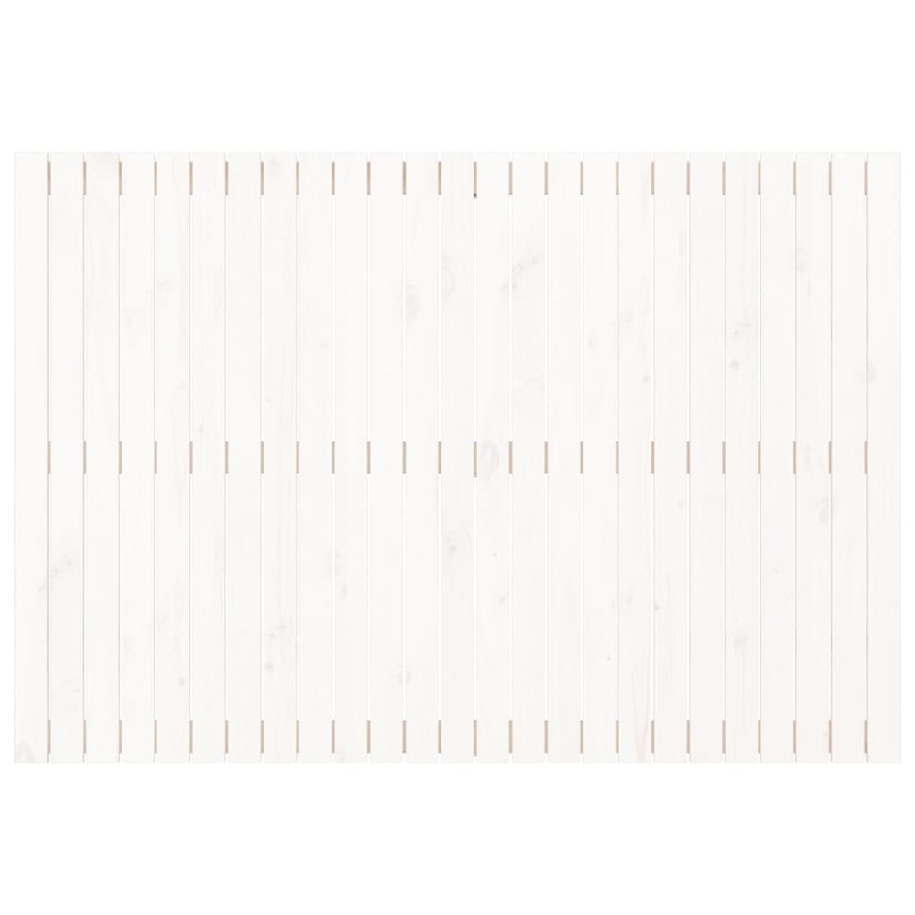 Wand-Kopfteil Weiß 159,5x3x110 cm Massivholz Kiefer