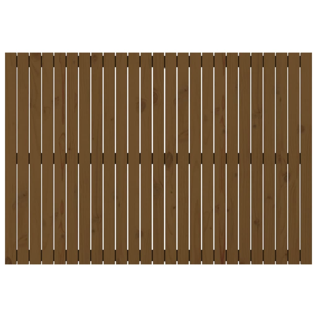 Wand-Kopfteil Honigbraun 159,5x3x110 cm Massivholz Kiefer