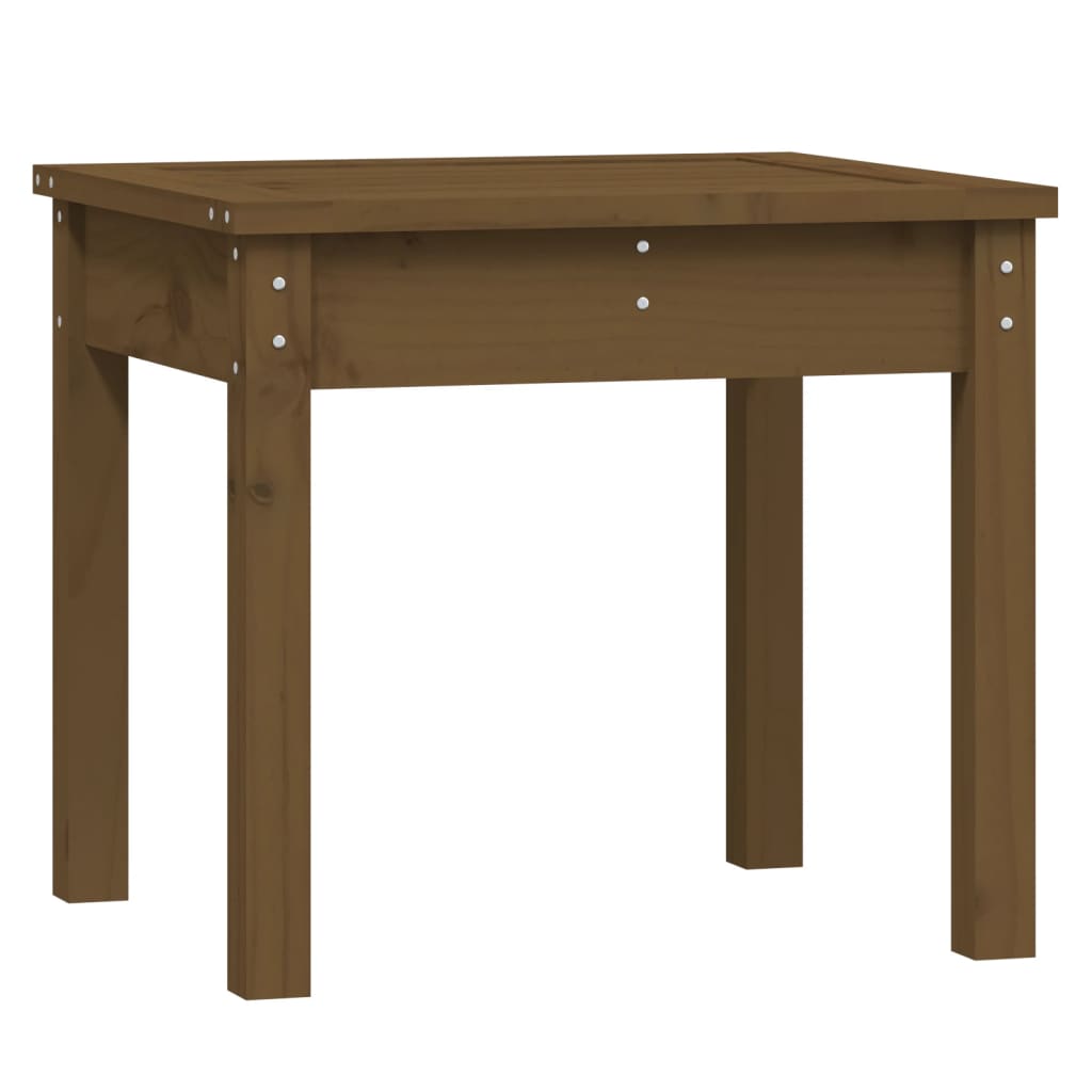 Garden bench honey brown 50x44x45 cm solid pine wood