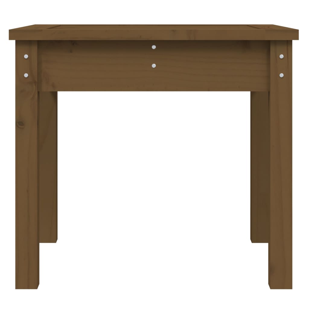 Garden bench honey brown 50x44x45 cm solid pine wood