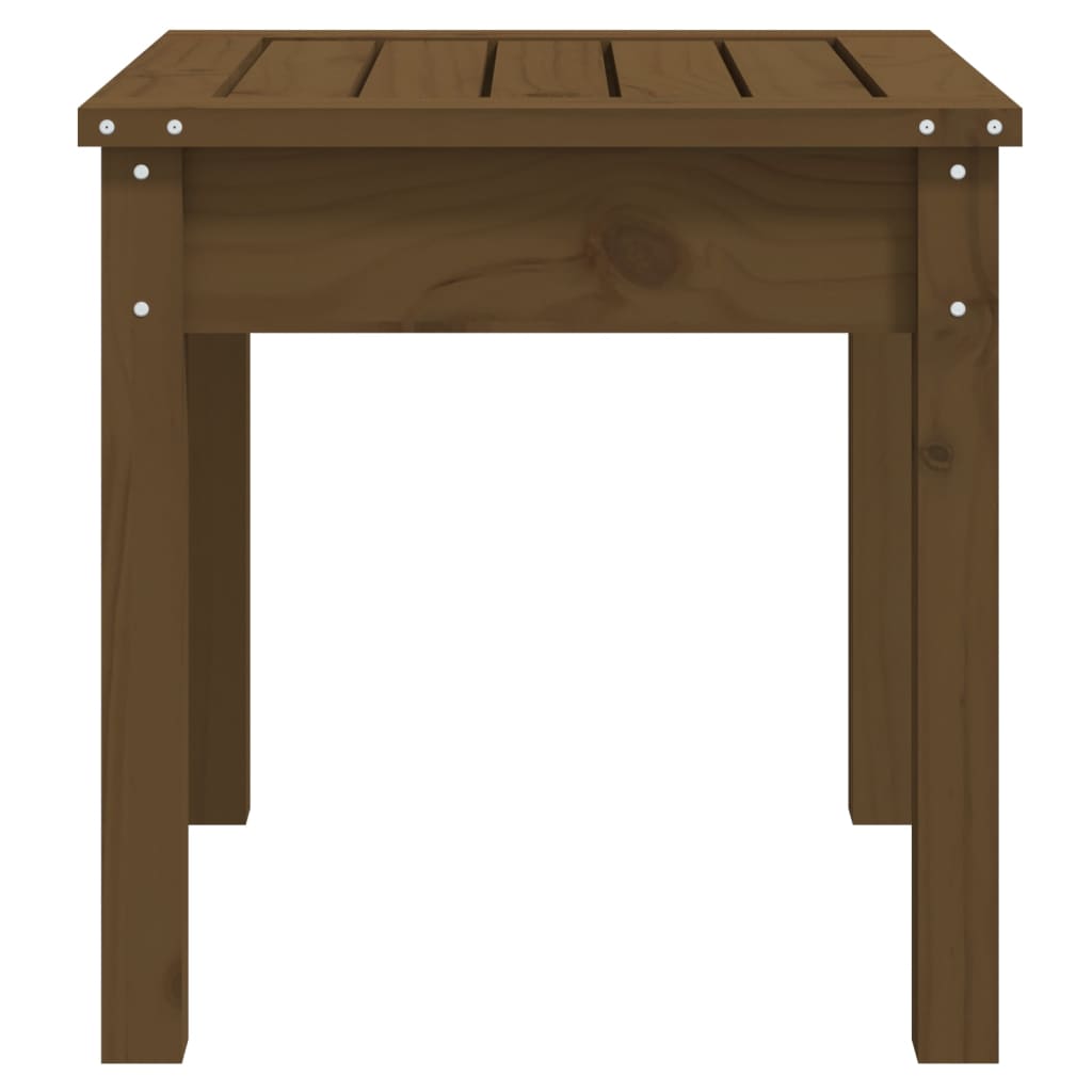 Garden bench honey brown 50x44x45 cm solid pine wood