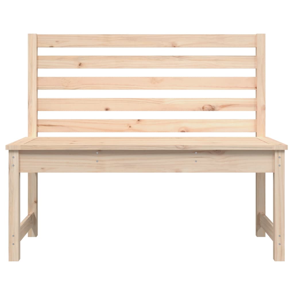 Garden bench 109 cm solid pine wood