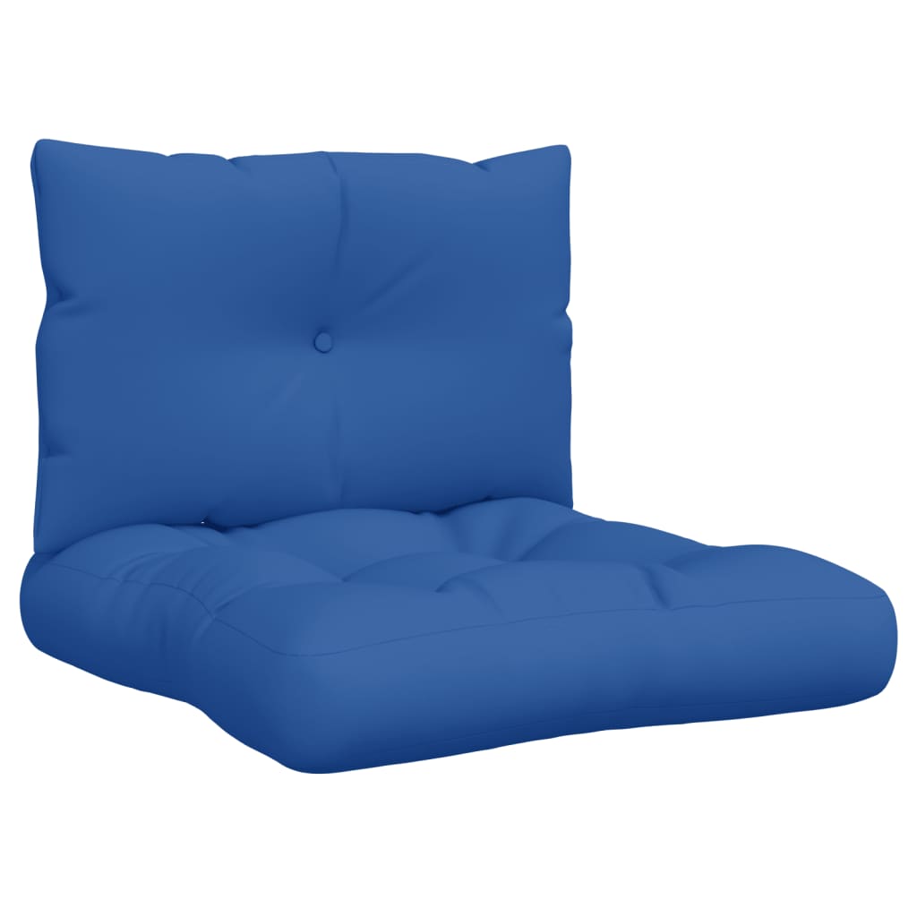 Palette cushion 2-piece royal blue fabric