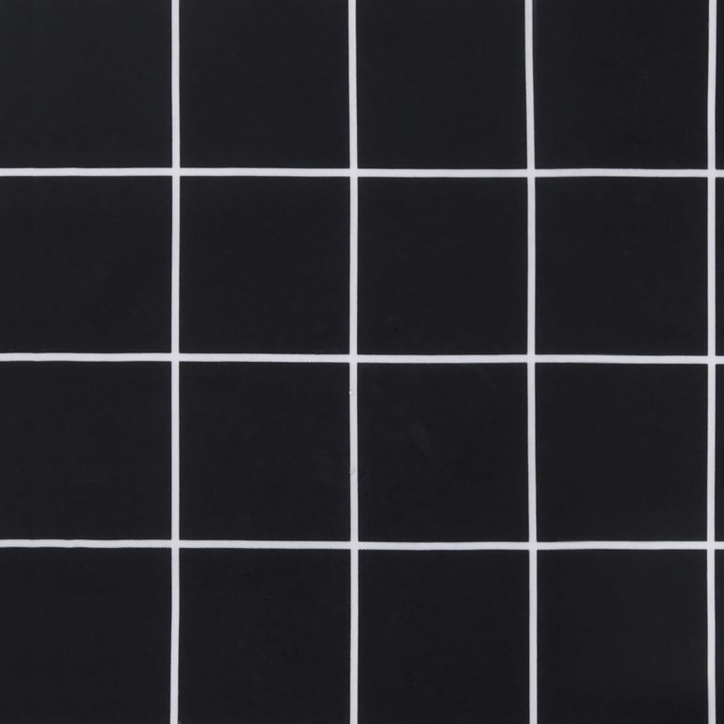Palette cushions 2 pieces black check pattern Oxford fabric