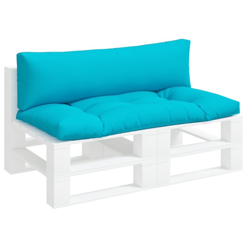 Palette cushions 2 pieces turquoise Oxford fabric