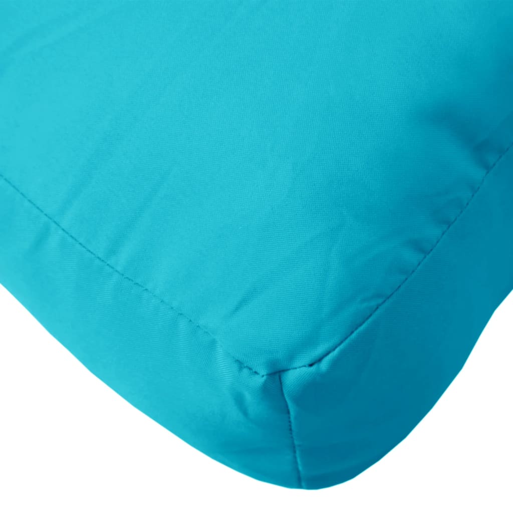 Palette cushions 2 pieces turquoise Oxford fabric