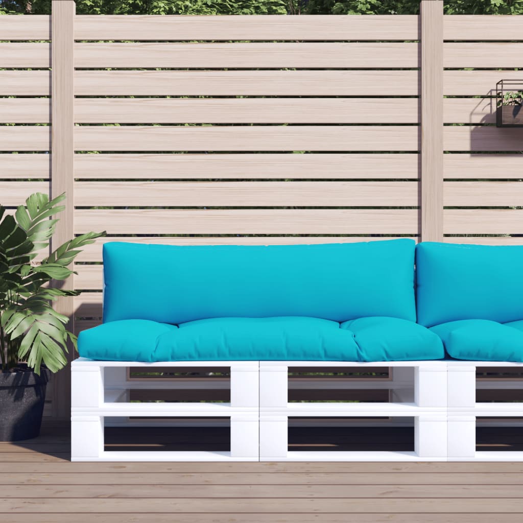 Palette cushions 2 pieces turquoise Oxford fabric