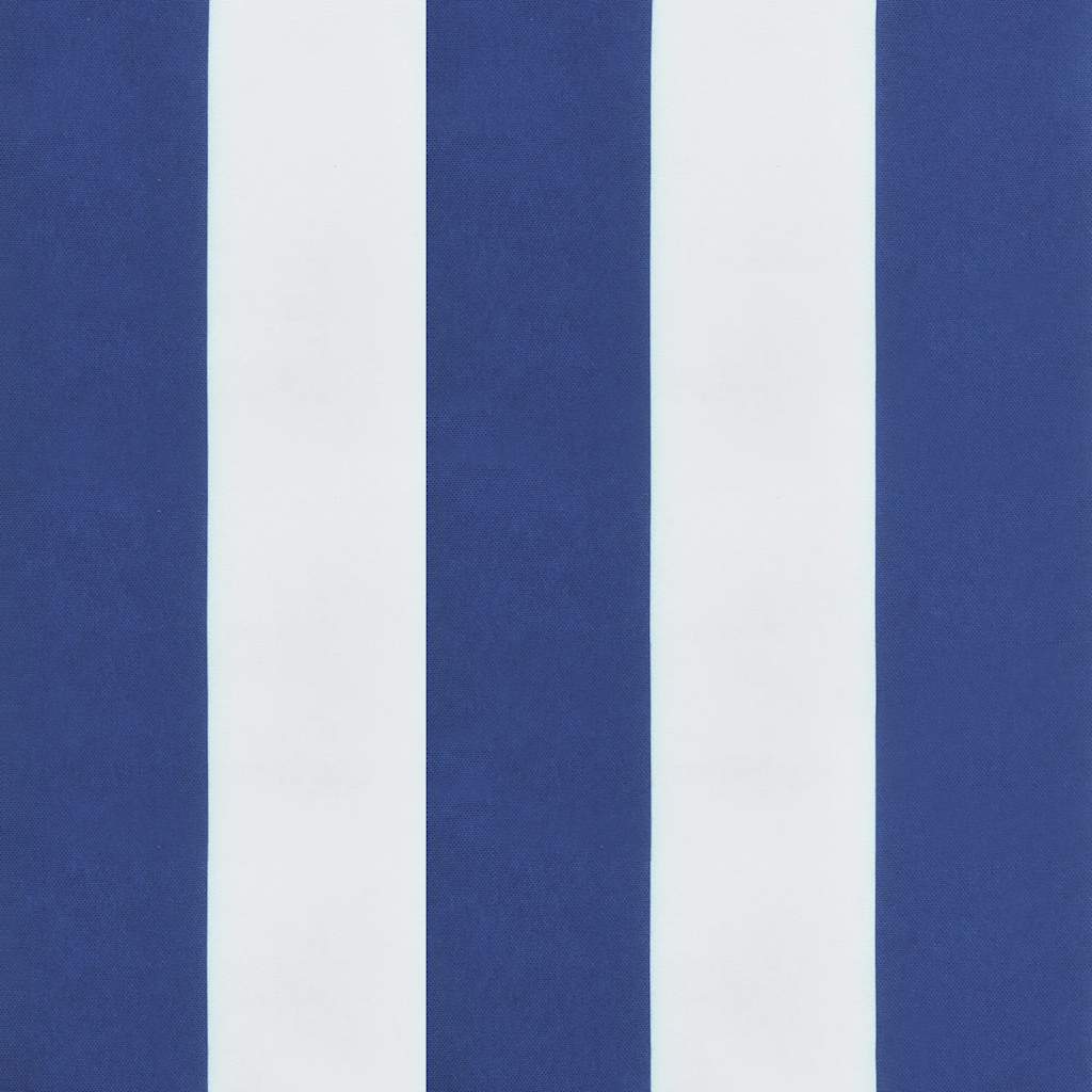 Gartenstuhl-Kissen 4 Stk. Blau & Weiß Gestreift 40x40x4cm Stoff