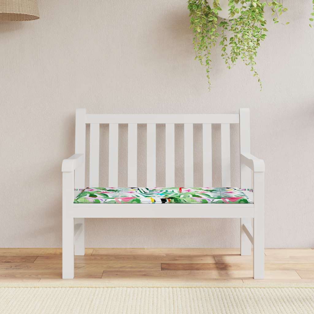Gartenbank-Auflage Mehrfarbig 100x50x4 cm Oxford-Gewebe