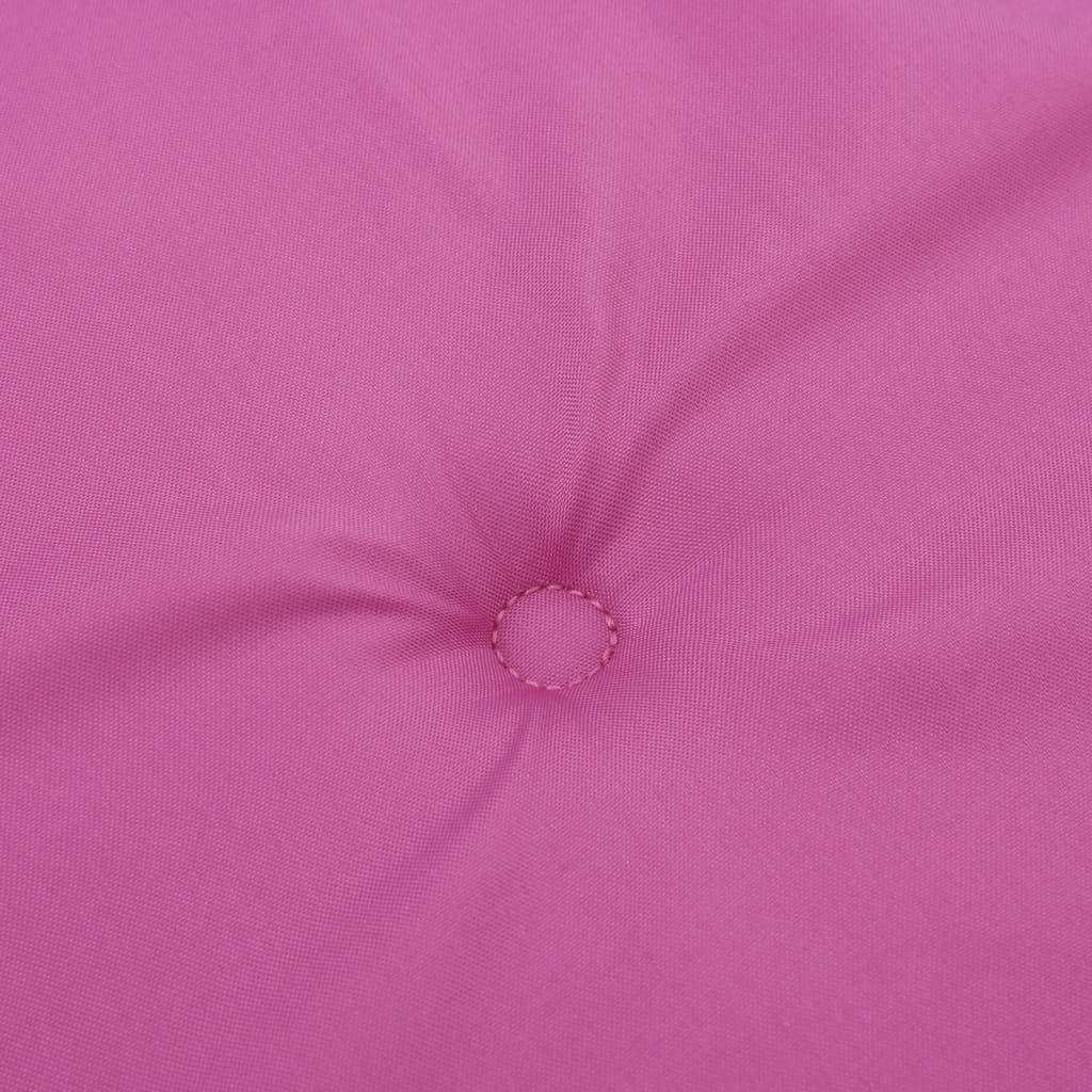 High-back cushions 6 pcs. Pink fabric
