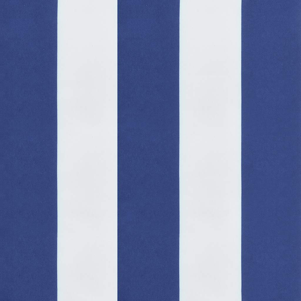 Sonnenliegen-Auflage Blau&Weiß Gestreift Oxford-Gewebe
