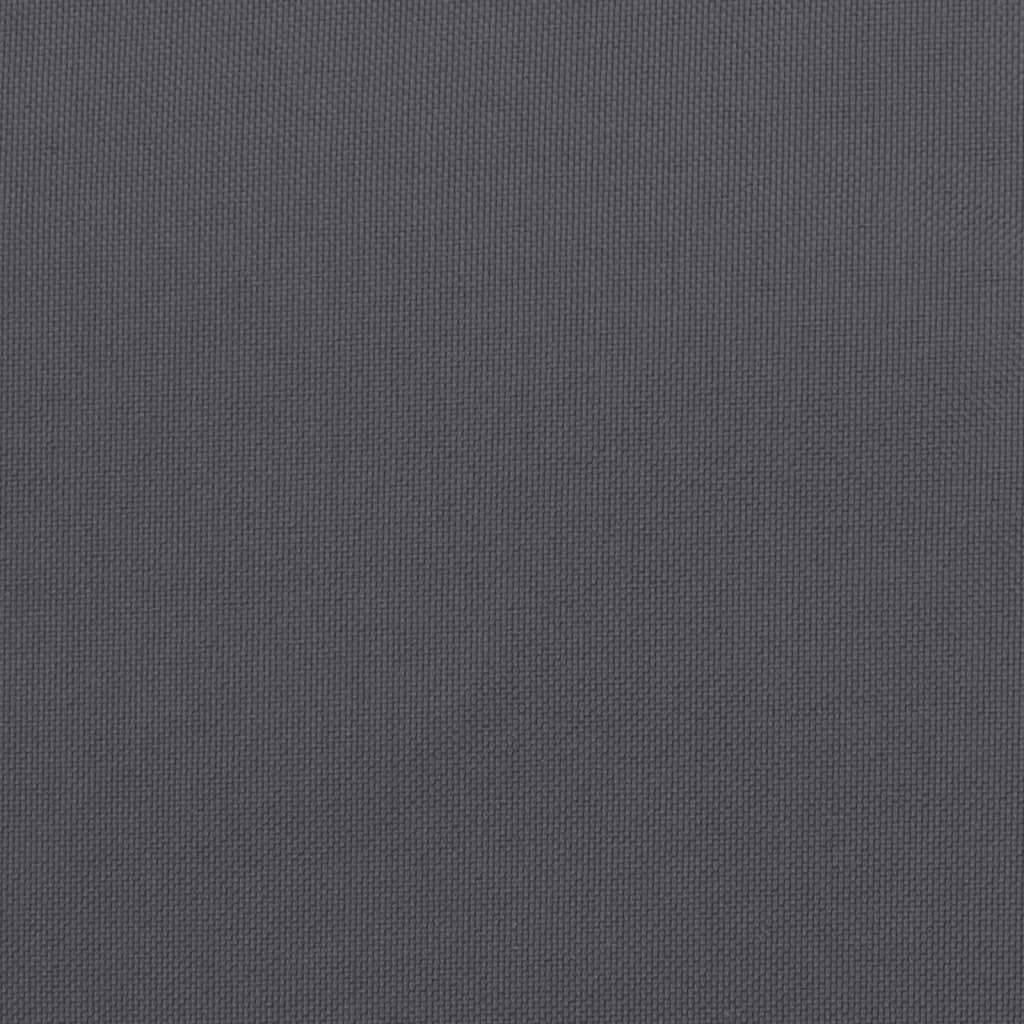 Stuhlkissen 2 Stk. Anthrazit 50x50x7 cm Oxford-Gewebe