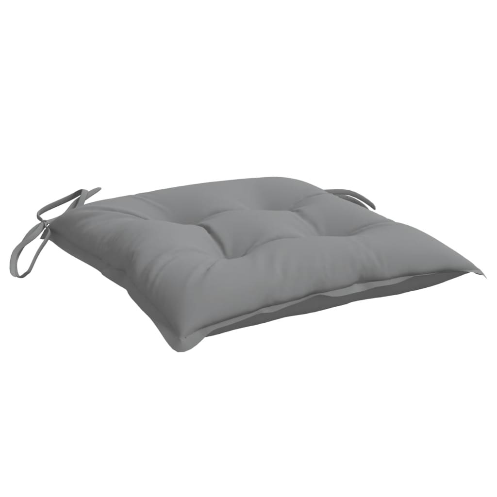 Chair cushions 4 pcs. Gray 50x50x7 cm Oxford fabric