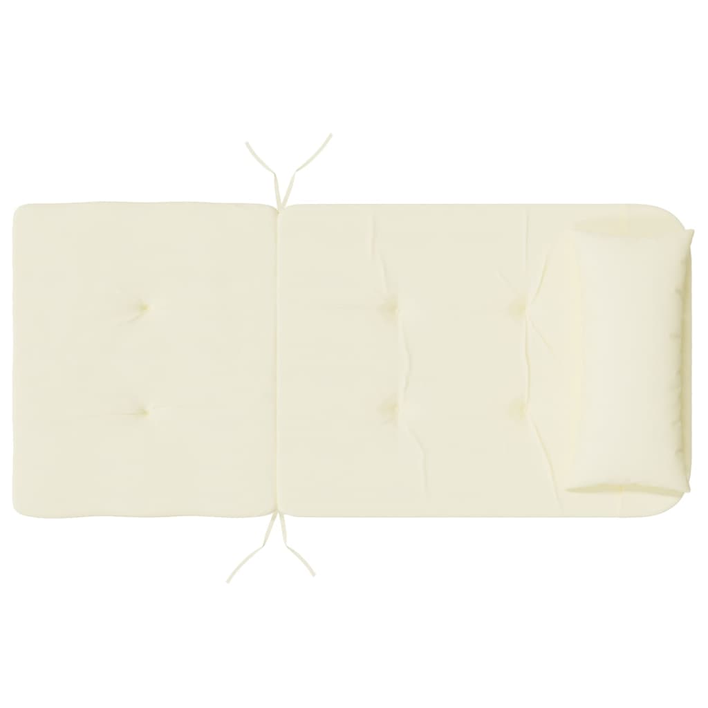 Adirondack-Auflagen 2 Stk. Creme Oxford-Gewebe