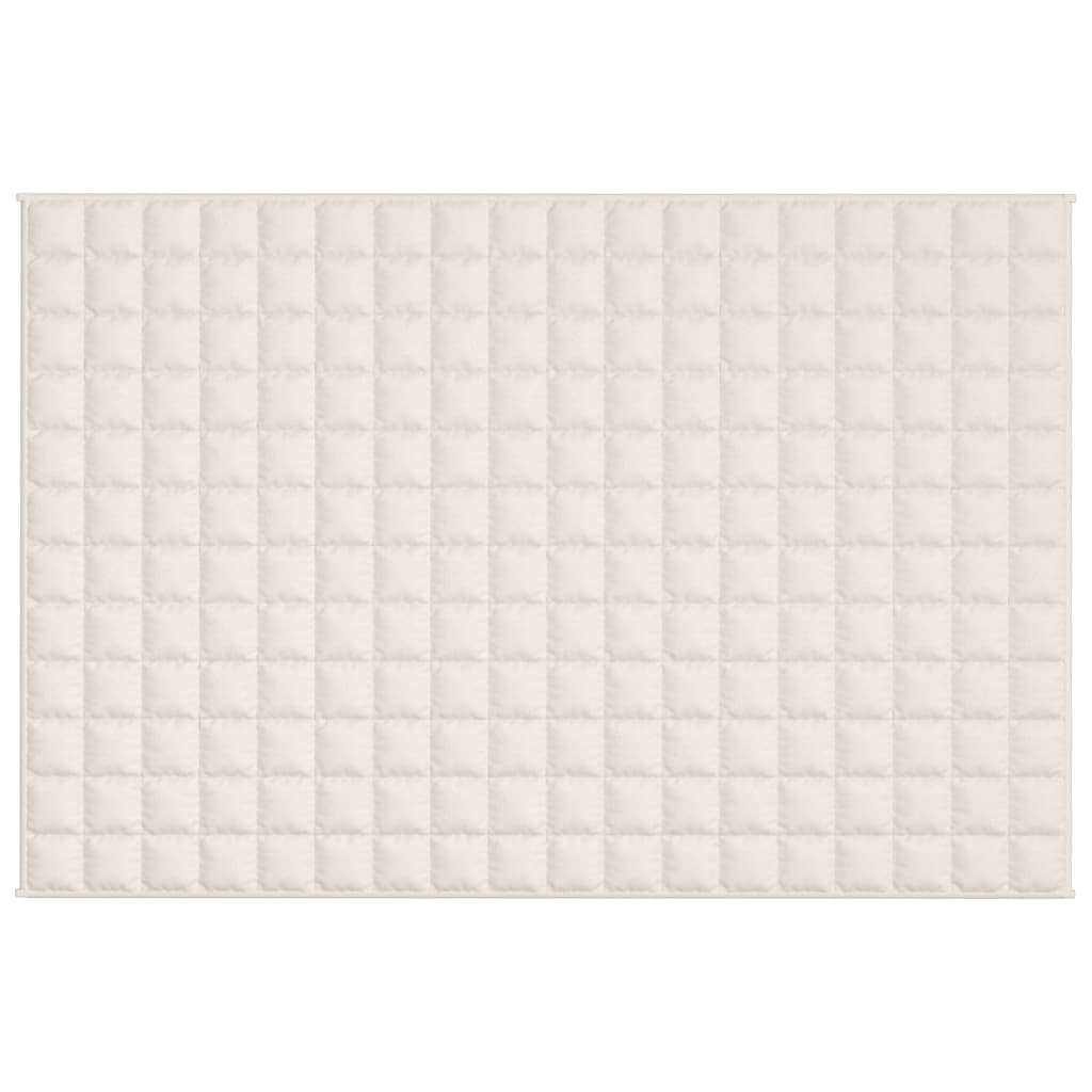 Gewichtsdecke Hellcreme 122x183 cm 5 kg Stoff
