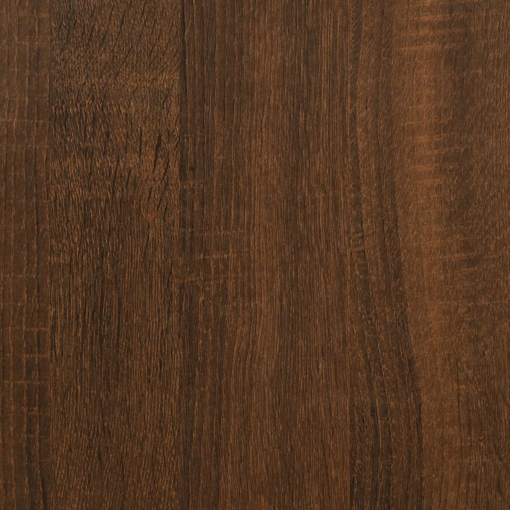 Kleiderschrank Braun Eiche-Optik 100x50x200 cm Holzwerkstoff