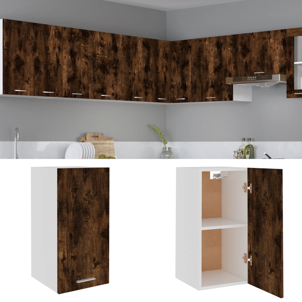 Hängeschrank Lyon Räuchereiche 29,5x31x60 cm Holzwerkstoff