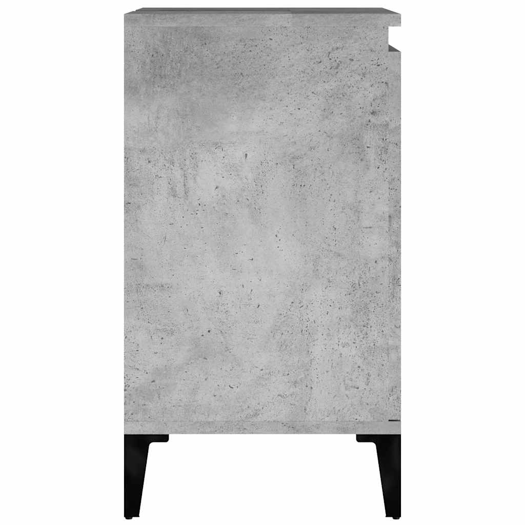 Waschbeckenunterschrank Betongrau 58x33x60 cm Holzwerkstoff
