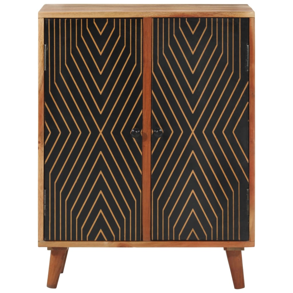 Sideboard 60x35x74 cm Massivholz Akazie