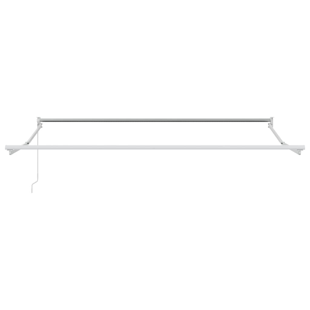 Markise Weiß 3,5 x 2,5 m Metall