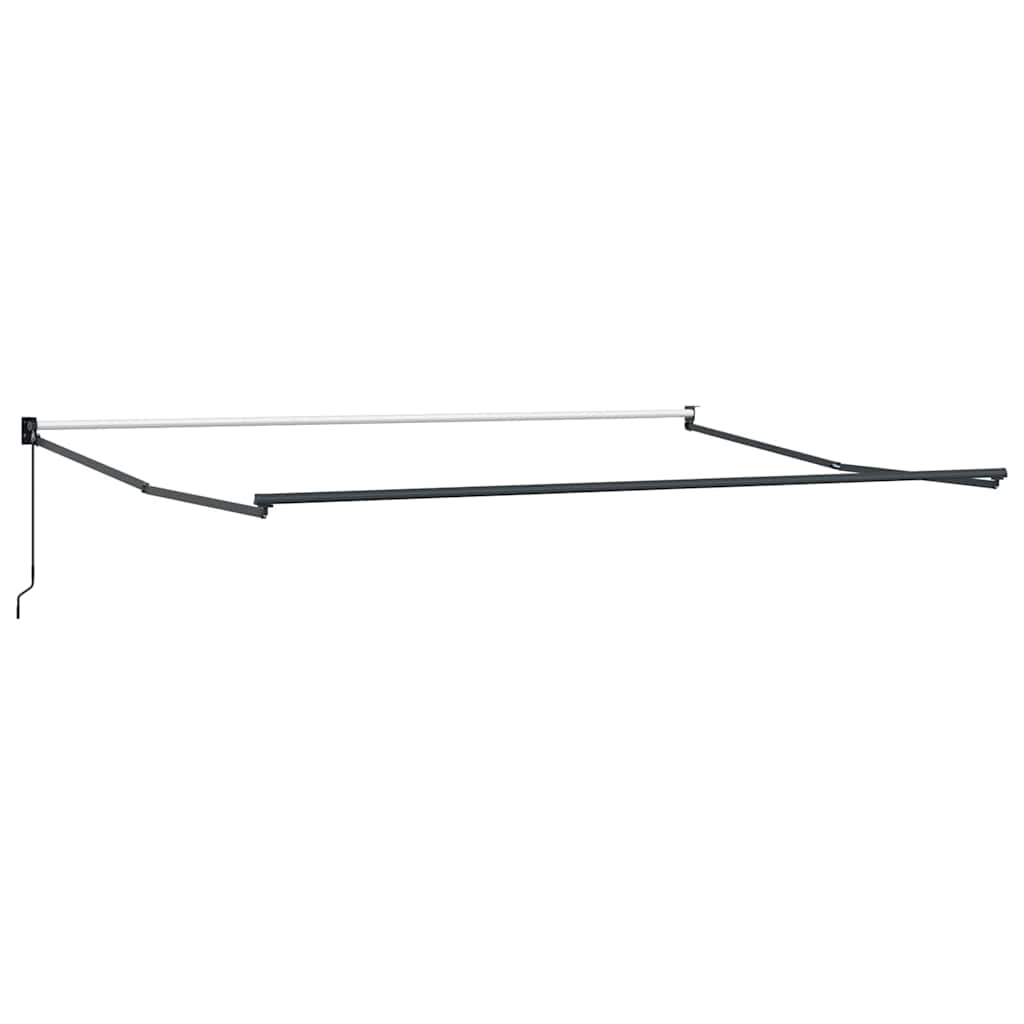 Markise Anthrazit 5 x 3 m Metall